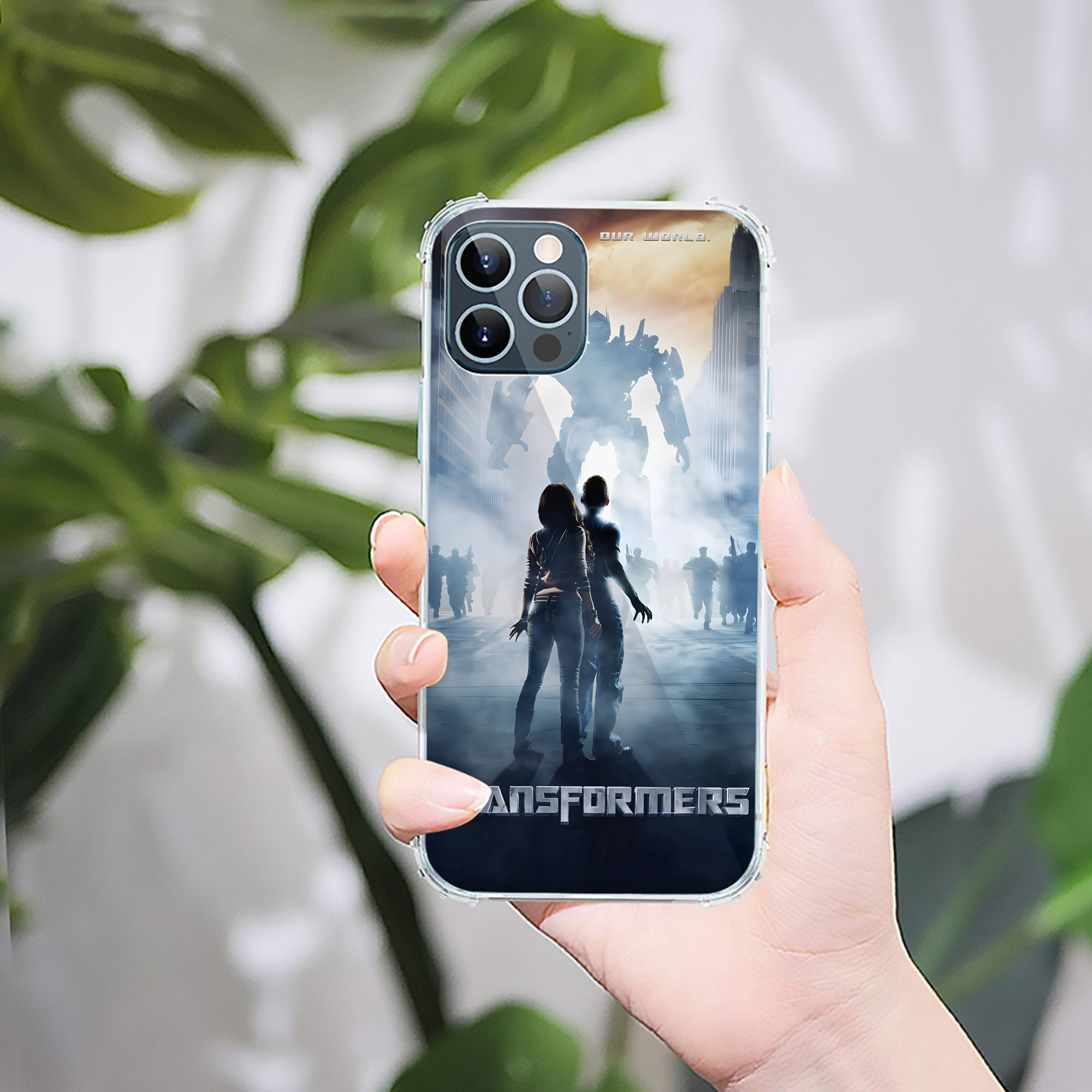 （画像用） Transformers トランスフォーマー 【iPhone 12シリーズ対応】透明スマホケース（クリアソフトケース）